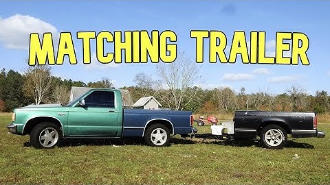 S-10 V8 Build Part 3 / Matching Truck Bed Trailer