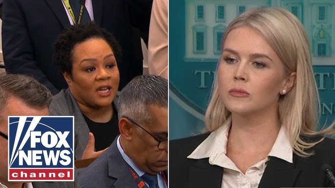 Ridiculous question': Leavitt torches NBC reporter - YouTube