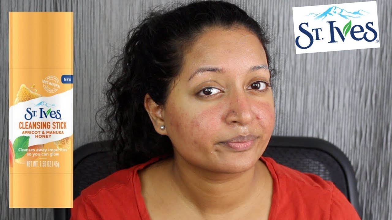 St. Ives Cleansing Stick Apricot & Manuka Honey Review - YouTube