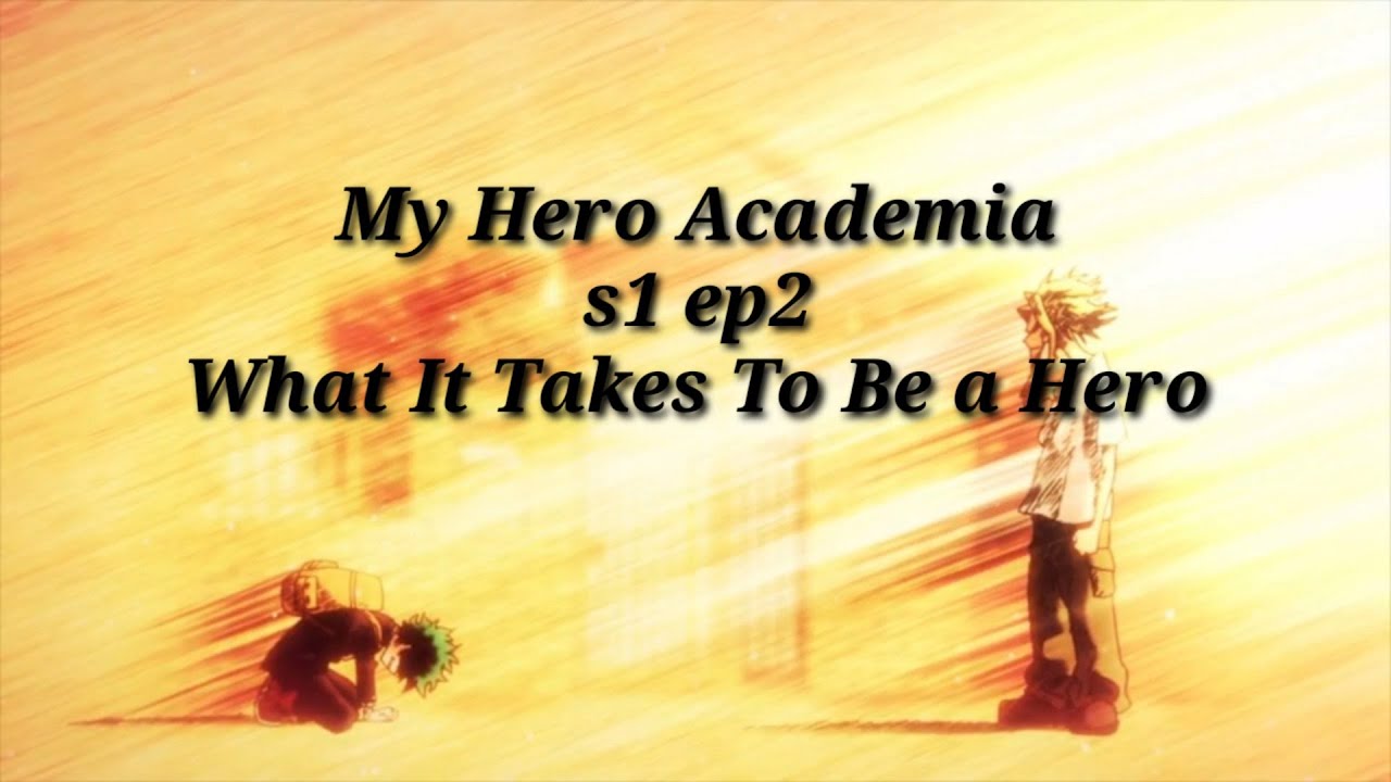 Hero Academia S1 ep2 Highlights sub - YouTube