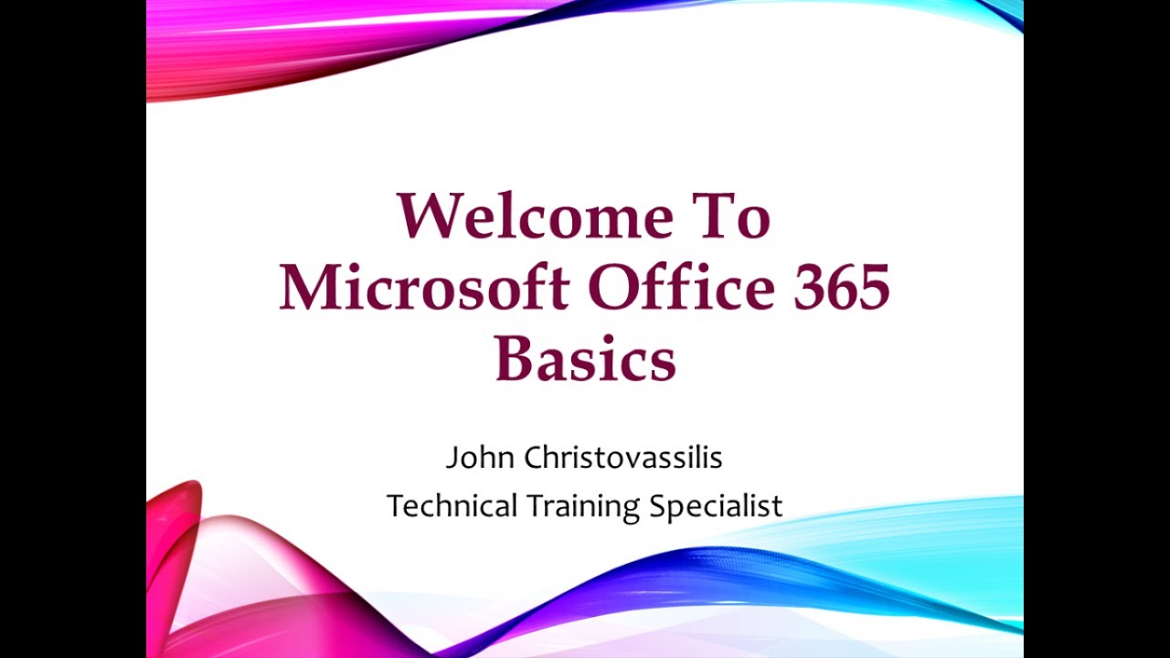 Office 365 Training Intro Camtasia Video - YouTube