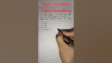 Clock:::Question on faulty clock  reasoning...