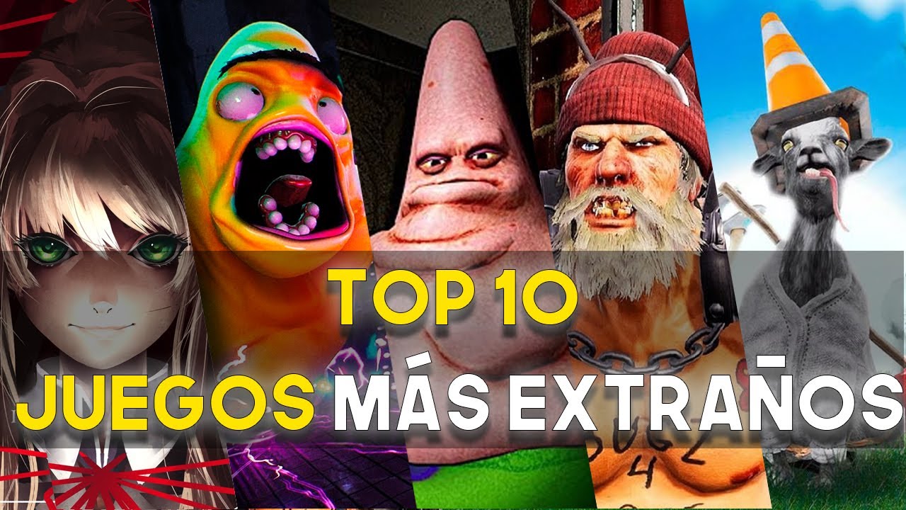 los 10 juegos MÁS EXTRAÑOS/RAROS de la historia | parte 1 - YouTube