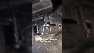 2015 - 2020 Ford F150 Driver side blend door actuator location