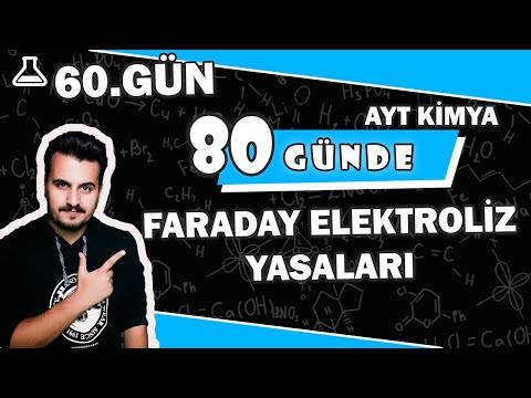 Faraday Elektroliz Yasaları | 80 Günde AYT Kimya Kampı | 60.Gün