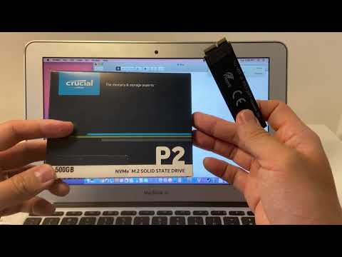 Ironisk med uret partiskhed MacBook Air 11 inch Early 2015 SSD Upgrade NVMe 500GB Sintech - Transfer  Data Clone no USB adapter - YouTube
