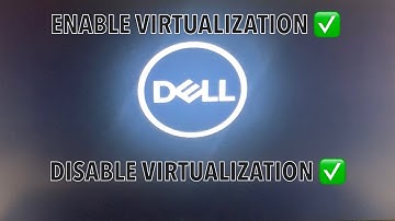 DELL: Enable or Disable DELL Virtualization in Bios/UEFI For Dell Laptop PC