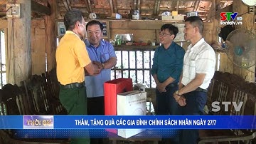 Đồng chí Phó Chủ tịch HĐND tỉnh thăm, tặng quà các gia đình chính sách