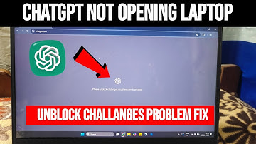 Chatgpt not working laptop | Please unblock challenges ,cloudflare.com to proceed | chatgpt Not open