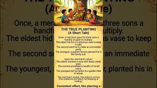 Learn English Through Story: The True Planting 🌾 | English Reading Practice #shorts