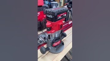 NEW Milwaukee Router Track Adapter on the NEW M18 FUEL 1/2” Router (coming soon) #welovetools