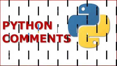 PYTHON - Python comments,types of comments with example.