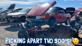 I Traveled Two Hours for Rare Junkyard Parts for My Saab 900!