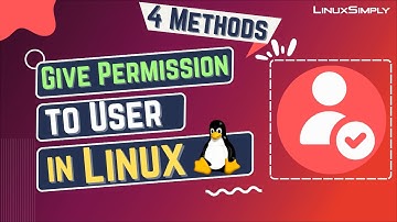 How to Give Permission to User in Linux [4 Methods] | LinuxSimply