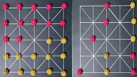 12 beads village style game  || 2 player mind game || learn to play