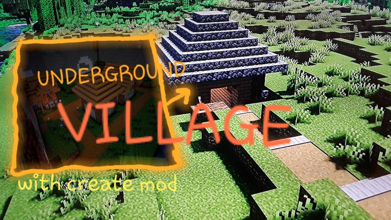 MINECRAFT House elevator WITH CREATE MOD! - YouTube