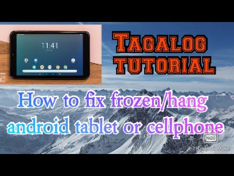 Video: Ano Ang Gagawin Kung Ang Isang Android Tablet Ay Na-freeze
