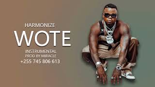 Harmonize - Wote [ instrumental ] Prod by Miracle beats