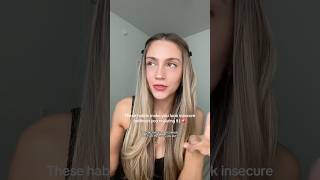 These habits make you look insecure (without you realizing it) 🫢 #advice #confidence #selfgrowth