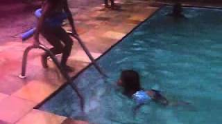 Ana Carolina E Maria Rita Na Piscina
