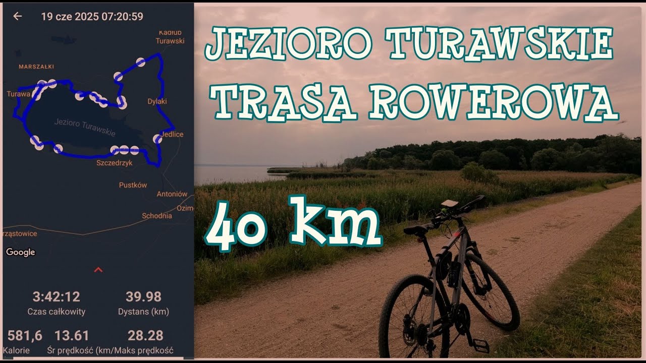 Trasa Rowerowa R7 Trasa Rowerowa/ 40km/ JEZIORO TURAWSKIE/ Virtual Cycling/ Poland ...