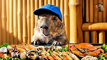 Capybara và bà siêu dễ thương