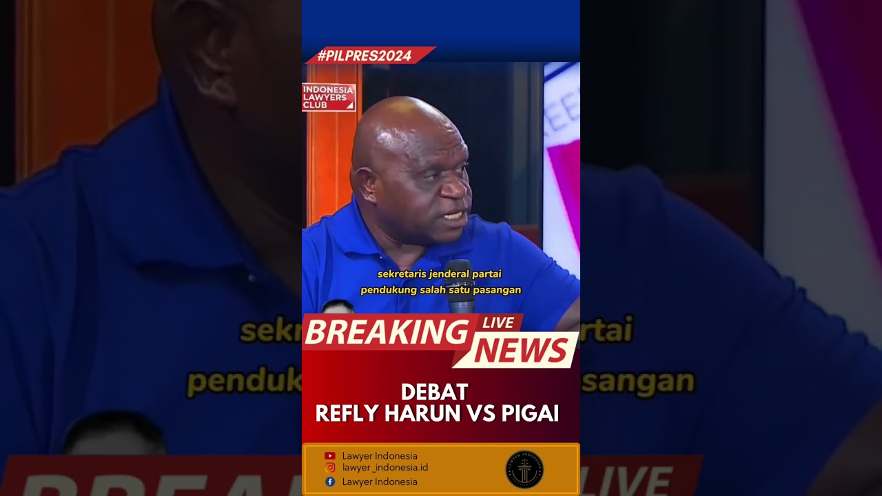 DEBAT REFLI HARUN DENGAN NATALIUS PIGAI SOAL SUARA PILPRES #shortvideo #youtubeshorts