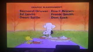 Closing To A Charlie Brown Thanksgiving 1996 Vhs