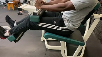 Hamstring Rehab - 1 & 1/2 rep seated hamstring curl