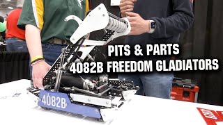 4082B Freedom Gladiators | Pits & Parts | Over Under Robot