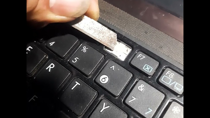 Sửa lỗi bàn phím lap top bi chập nút