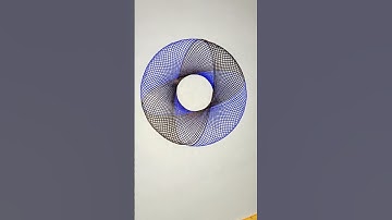 How many rotations did the pen make in total? ?? #spirograph #2025 #shorts#catzzzgamerz