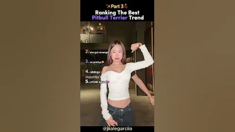 Ranking The Best PITBULL TERRIER Dance Trend ✨(Part 3) #tiktokviral