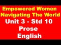 世界をナビゲートする権限を与えられた女性-ユニット3-10番目の標準-新しいTNブック