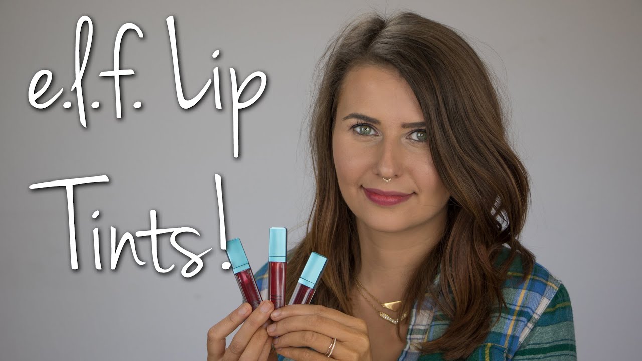 ELF Radiant Gel Lip Tints Swatches & Try On (Cruelty Free & Vegan ...