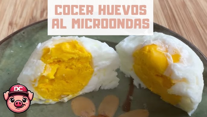 HUEVO DURO AL MICROONDAS FACILISIMO - BOILED EGGS IN THE MICROWAVE -  VERY EASY 