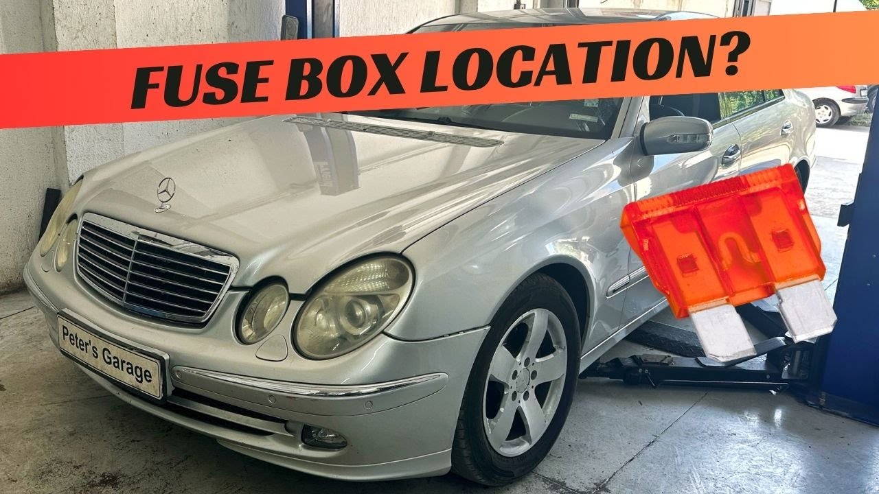 Mercedes W211 Fuse Box and Relay Panel location E200 E220 E270 E280 ...