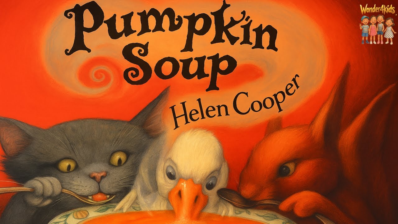 Pumpkin Soup | Fall&Halloween Read Aloud Storytime for Kids (#36 of 1001 Before School |Wonder4Kids)