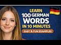 German Vocabulary Challenge: 100 Words! 😵
