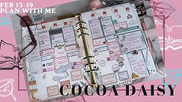 PLAN WITH ME feb 13-19 on COCOA DAISY in WEBSTERS PAGES