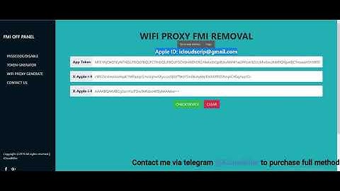Wifi Proxy Method - How To Remove iCloud For Active Menu Device Without Jialbreak.