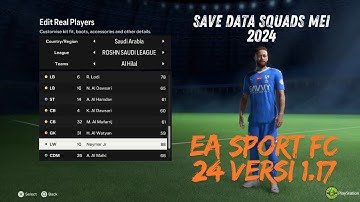TUTORIAL EA SPORT FC 24 1.17 Save Data Squads Mei 2024 [PS4HEN] | + DLC Asset CUSA40325 CUSA40327