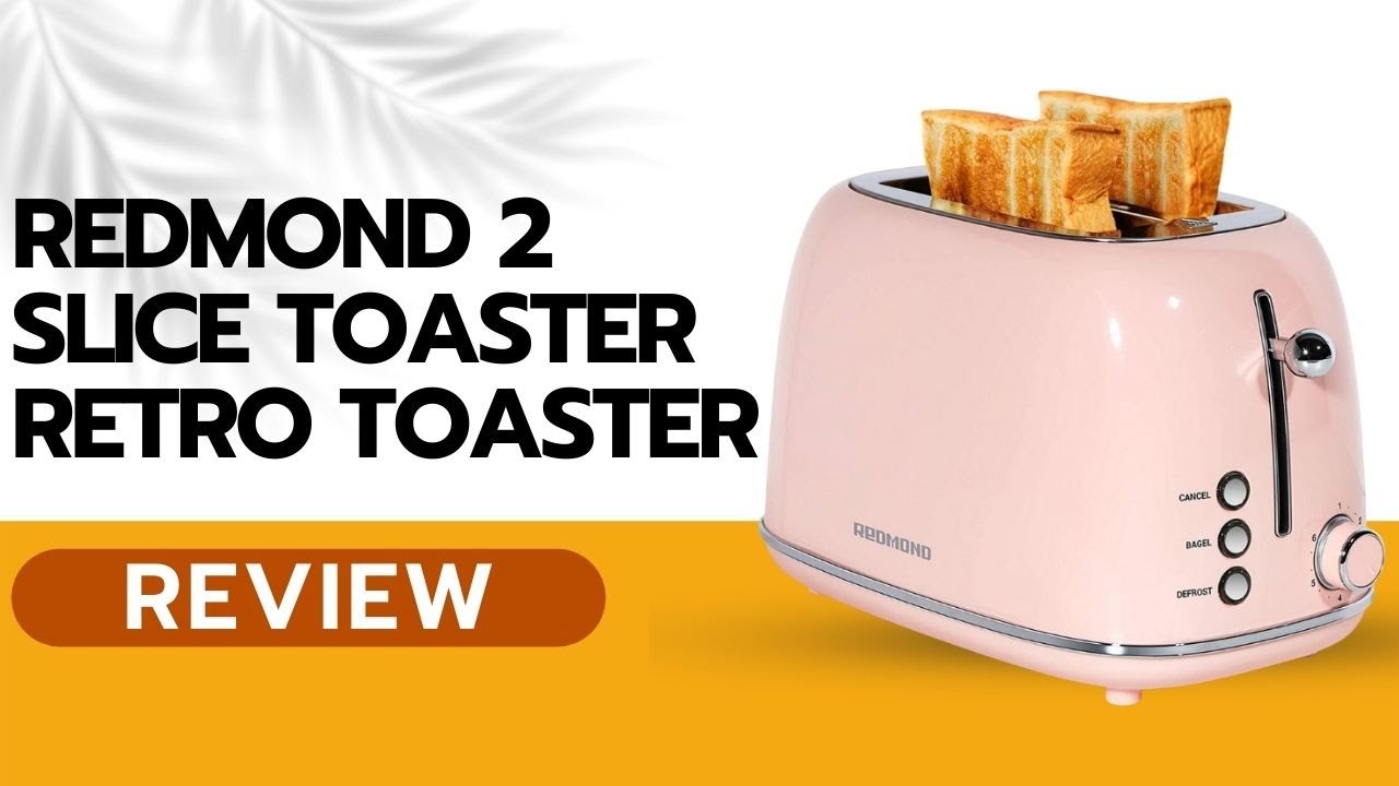 REDMOND 2 Slice Toaster Retro Stainless Steel Toaster ST028 Review