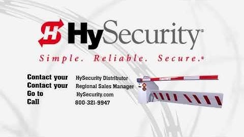HySecurity - Introducing the WedgeSmart DC Wedge Barrier Gate Operator