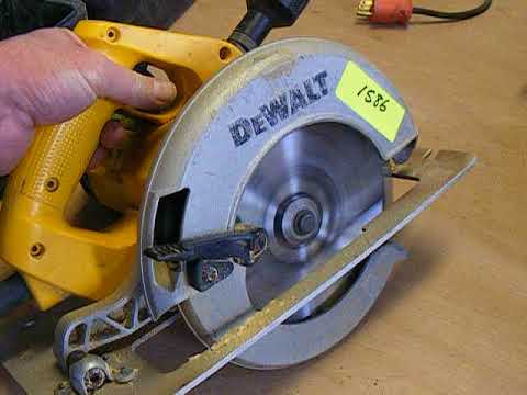GovDeals: Dewalt DW364 Saw. Runs see video, yes video of it - YouTube