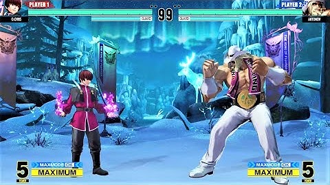 Orochi Chris vs Antonov (Hardest AI) - KOF XV