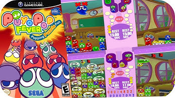 Puyo Pop Fever - Gameplay Moments - Gamecube HD