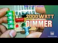Dimmer AC 2000 Watt With Triac BTA16