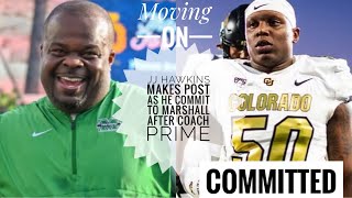 JJ Hawkins MAKES POST After He COMMIT To Marshall After Coach Prime “BLESSED”🤯