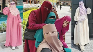 Arabic Niqab Tutorial || With Different Design And Color